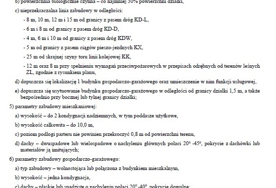 MPZP przeznaczenie MN
